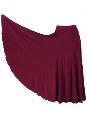 Flamenco Skirts with Multi Panels / Wine / G1004