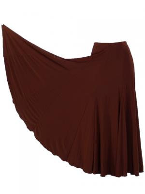 Flamenco Skirts with Multi Panels / Brown / G1169