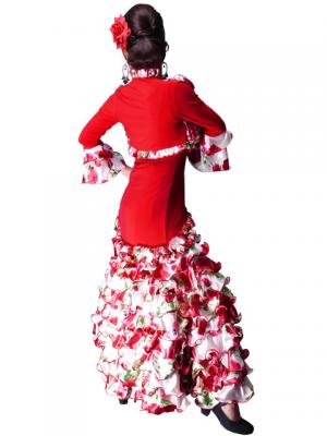 Flamenco Bolero with Rose Frills / Red / G1876r