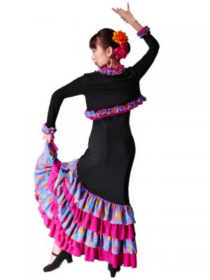Flamenco Borero & Dress / Roses & Dots / Model Adba & Rosa / G2340bbl