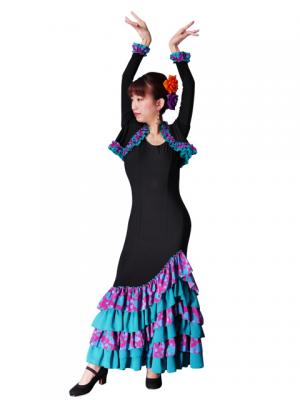 Flamenco Borero & Dress / Roses & Dots / Model Adba & Rosa / G2340bp