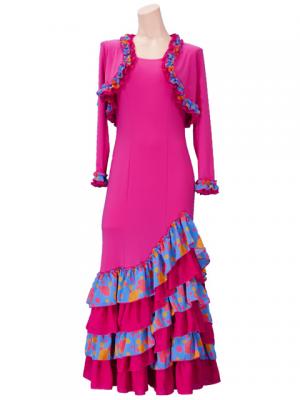 Flamenco Borero & Dress / Roses & Dots / Model Adba & Rosa / G2340pibl