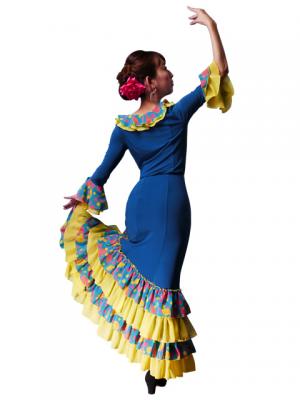 Flamenco Blouse & Skirt / Roses & Dots / Model Carla & Tecla / G2348blg