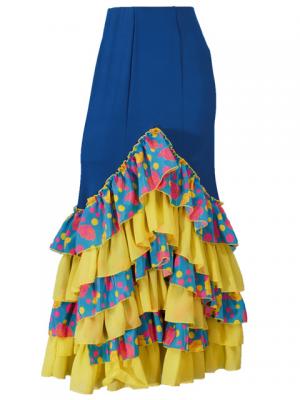 Flamenco Blouse & Skirt / Roses & Dots / Model Carla & Tecla / G2348blg