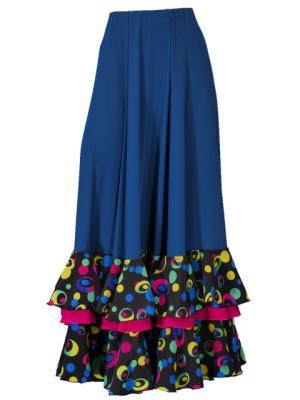 Flamenco Blouse & Skirt / Dots / Model Renata & Pilia / G2351blb