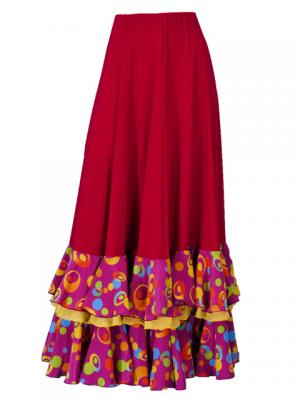 Flamenco Blouse & Skirt / Dots / Model Renata & Pilia / G2351rp