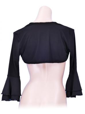 Flamenco Bolero with Koshibo ruffle / G2382bk