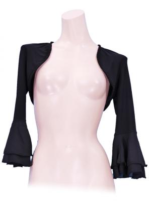 Flamenco Bolero with Koshibo ruffle / G2382bk