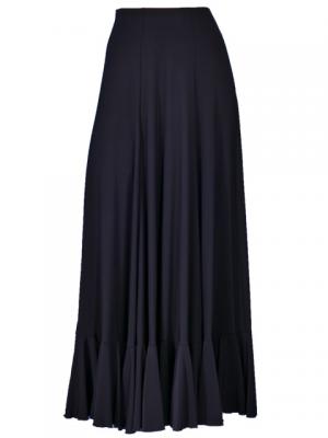 Flamenco Skirt with Single Frill/ Black / G2409bk