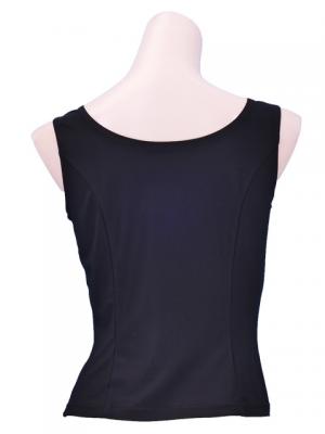 Flamenco Sleeveless Blouse / Black / G2433bk