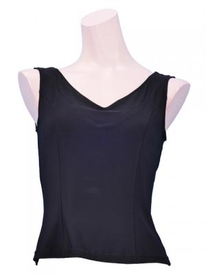 Flamenco Sleeveless Blouse / Black / G2433bk