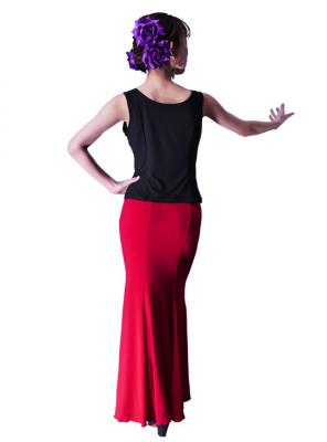 Flamenco Sleeveless Blouse / Black / G2433bk