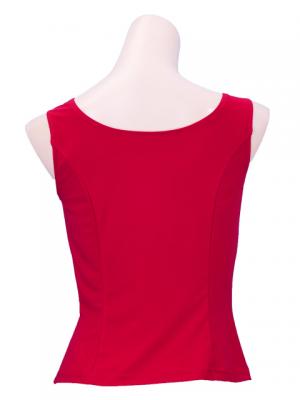 Flamenco Sleeveless Blouse / Red / G2433rd