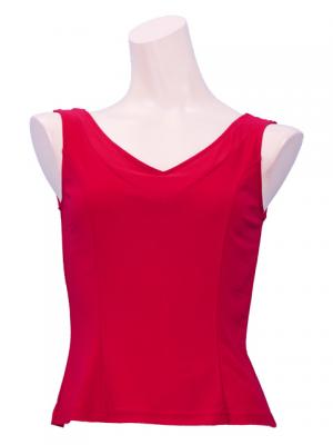 Flamenco Sleeveless Blouse / Red / G2433rd