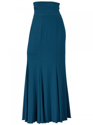Flamenco Semi - Mermaid with High Waist Skirt/ Blue Green / G2442bgr