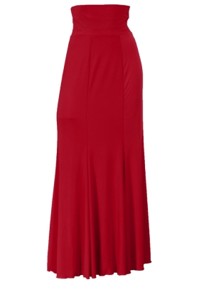 Flamenco Semi - Mermaid with High Waist Skirt/ Red / G2442rd