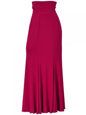 Flamenco Semi - Mermaid with High Waist Skirt/ Wine / G2442wi