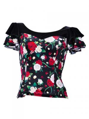Flamenco Blouse & Skirt / Rose / G2449bkbk