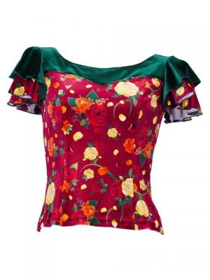 Flamenco Blouse & Skirt / Rose / G2449grrd