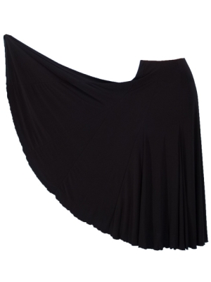 Flamenco Skirts with Multi Panels / Black / G37b