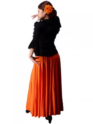 Flamenco Skirts with Multi Panels / Orange / G37o