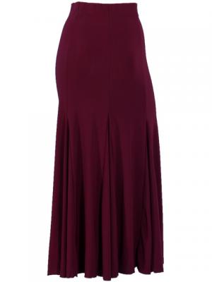 Mermaid Cut  Flamenco Skirt / WineRed / G598