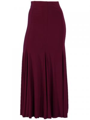 Mermaid Cut  Flamenco Skirt / WineRed / G598