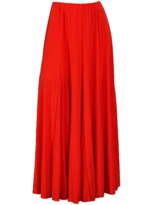 Flamenco Skirts with Multi Panels / Red / G80r