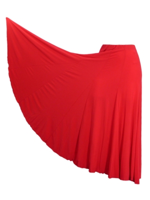 Flamenco Skirts with Multi Panels / Red / G80r