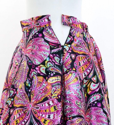 Flamenco Blouse & Skirt / Butterfly Paisley / Purple / JFBS-14