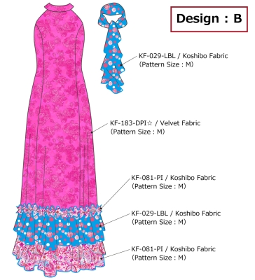 Kids Flamenco Velvet Dress with Frills/ Rose / JFDp-13