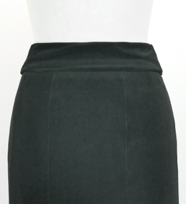 Flamenco High Waist Mermaid Skirt / Solid Black / FS-36