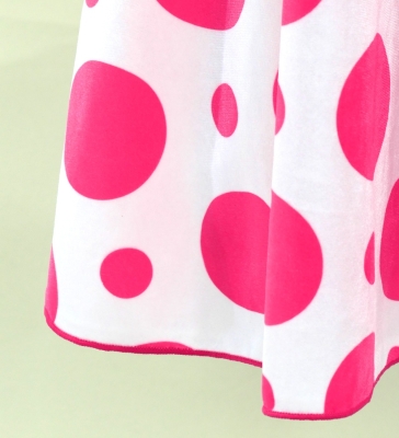 Flamenco High Waist Mermaid Skirt / Dots & Roses / FS-55