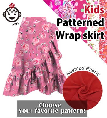Kids Custom Flamenco Wrap skirt / JCp104-pattern