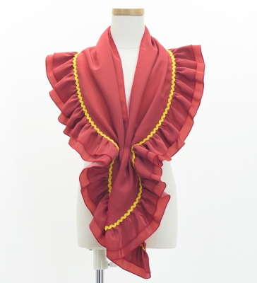 Kids Custom Flamenco Tiered Skirt & Double Frilled Shawl Set / JCp154-mix