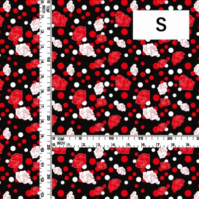 Flamenco Fabric / Rose&Dots / JKF-001-BK