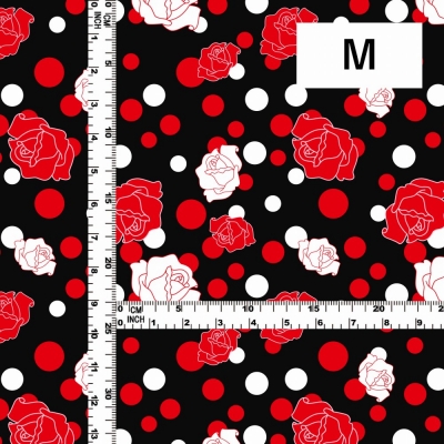 Flamenco Fabric / Rose&Dots / JKF-001-BK