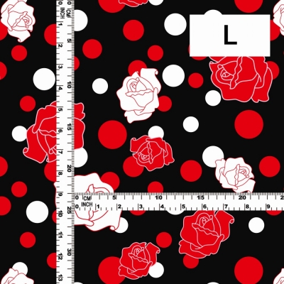 Flamenco Fabric / Rose&Dots / JKF-001-BK