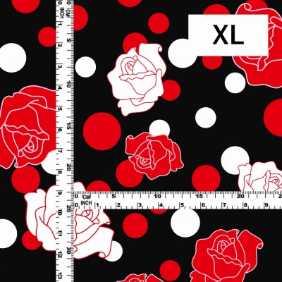 Flamenco Fabric / Rose&Dots / JKF-001-BK