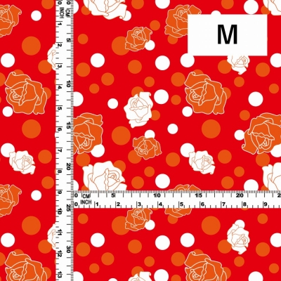 Flamenco Fabric / Rose&Dots / JKF-001-RD