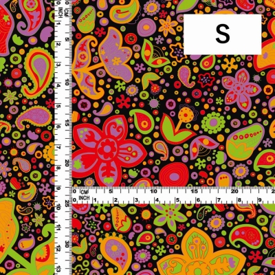 Flamenco Fabric / Paisley / JKF-005-BK