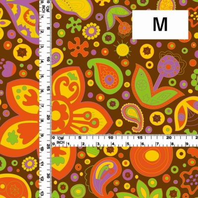 Flamenco Fabric / Paisley / JKF-005-BR