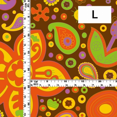 Flamenco Fabric / Paisley / JKF-005-BR