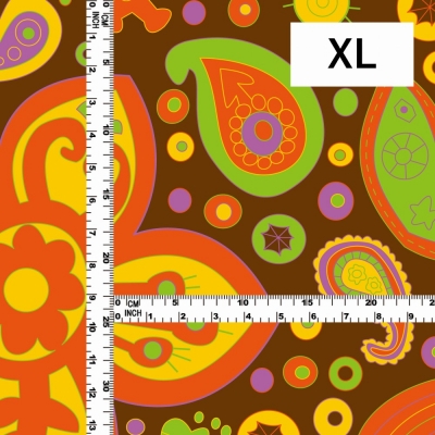 Flamenco Fabric / Paisley / JKF-005-BR