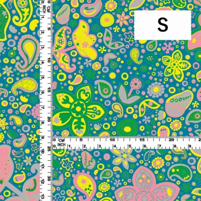 Flamenco Fabric / Paisley / JKF-005-GR