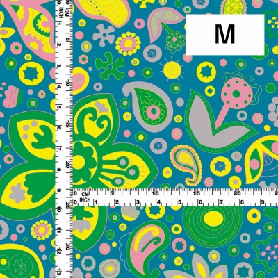 Flamenco Fabric / Paisley / JKF-005-GR
