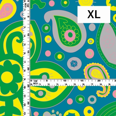 Flamenco Fabric / Paisley / JKF-005-GR