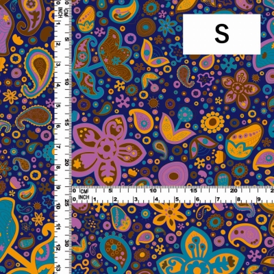 Flamenco Fabric / Paisley / JKF-005-NV