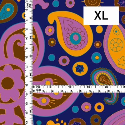 Flamenco Fabric / Paisley / JKF-005-NV