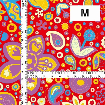 Flamenco Fabric / Paisley / JKF-005-RD